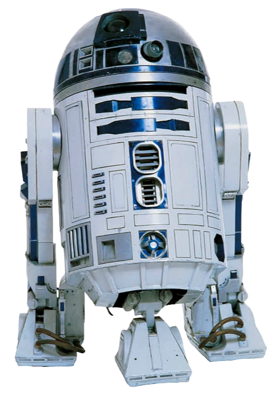 蓝白配色的 R2-D2 机器人